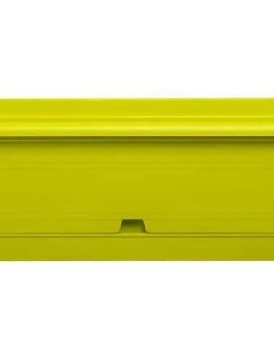 Caixa de ervas rústica 40cm verde limão
