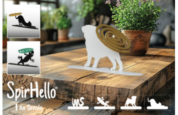 Révolutionnez votre jardin avec SpirHello® TABLETOP : Support spirale anti-moustiques et porte-encens au design innovant ! 